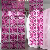 VedoNonVedo Mariposa decorative element for furnishing and dividing rooms - transparent fuchsia 2